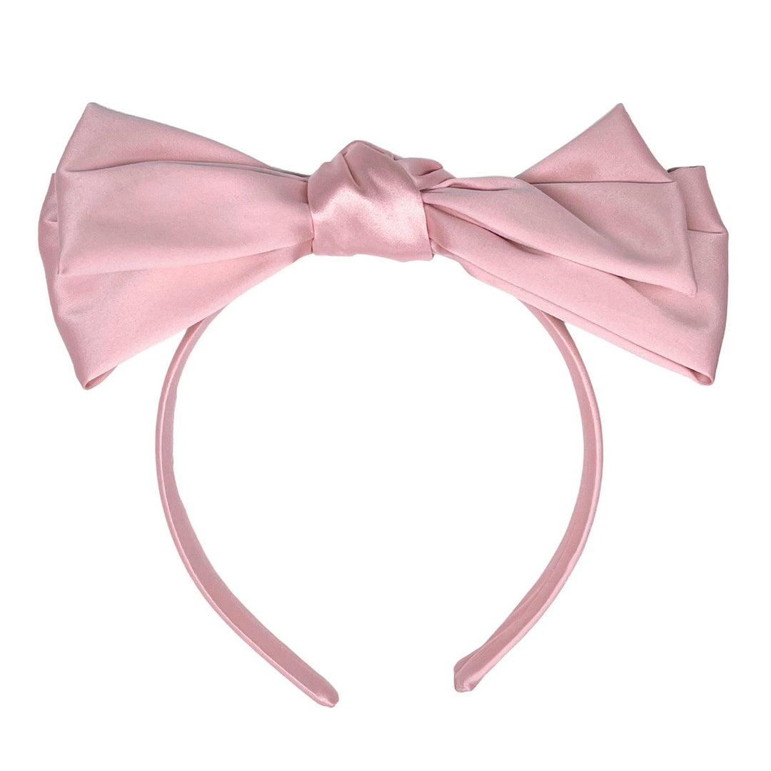 RH Blush Bow Satin Headband
