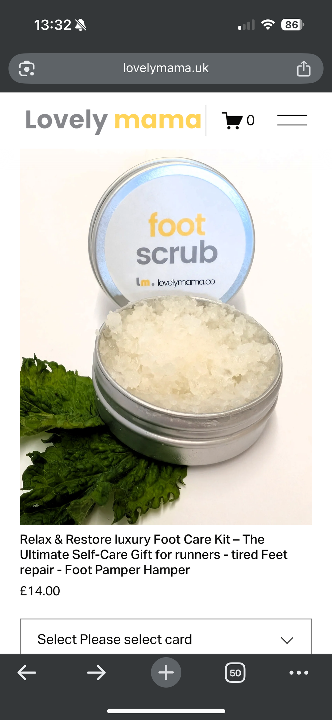 Lovely Mama Co Foot Scrub
