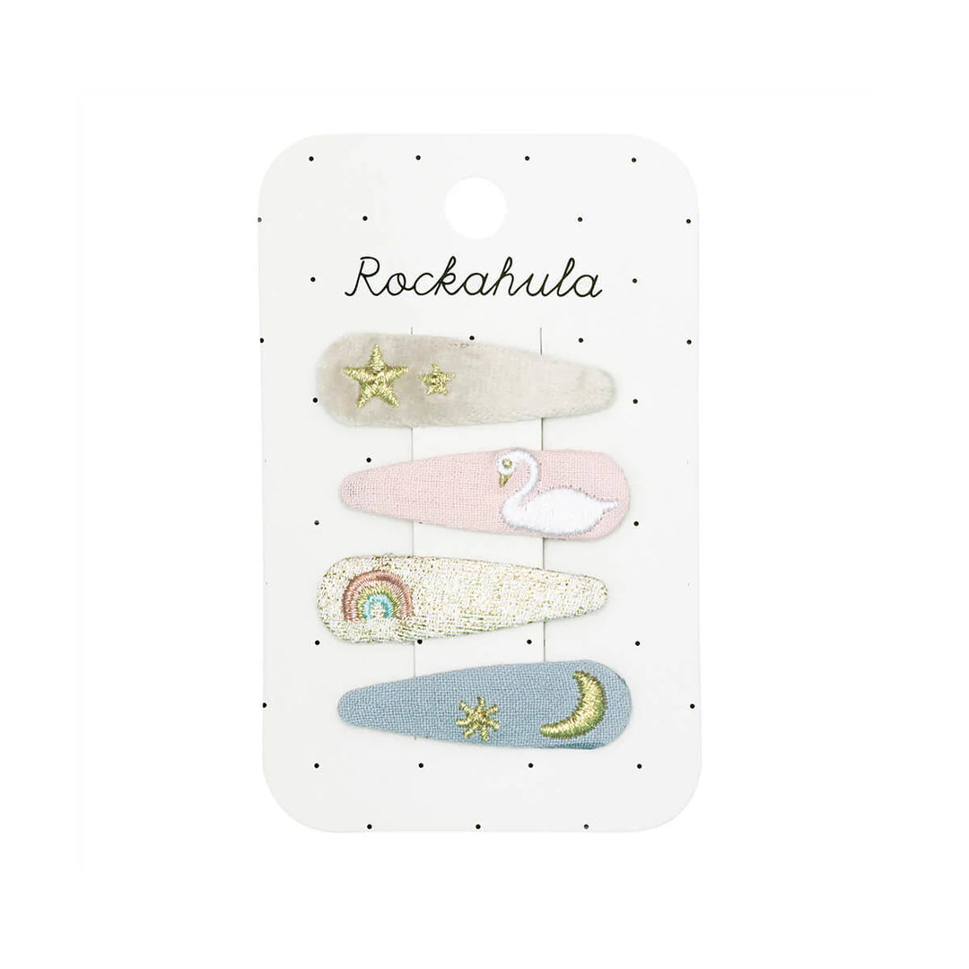 Rockahula Enchanted Embroided Clip Set