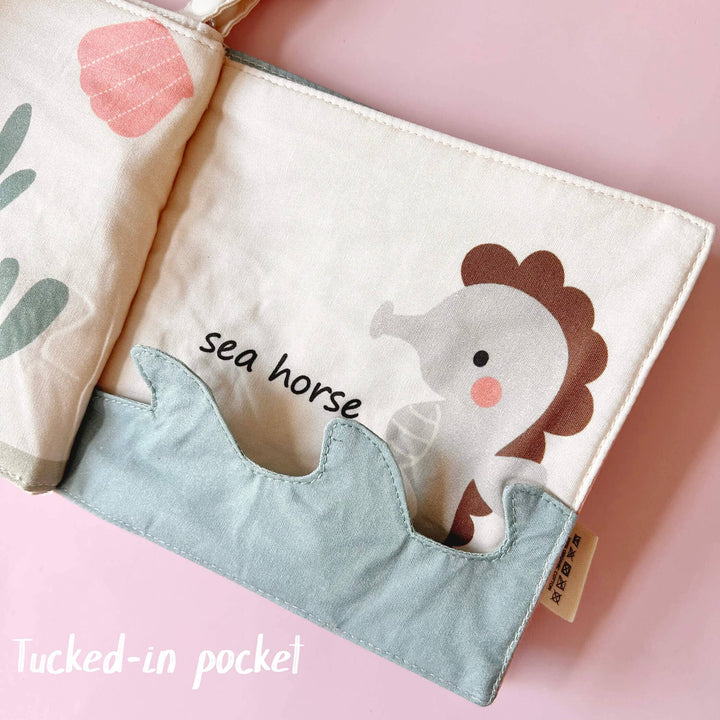 Baby And Toddlers Under the Ocean Cotton Fabric Sensory Book
