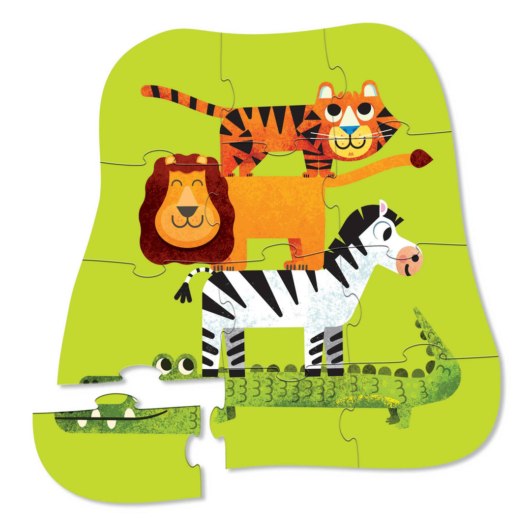 Crocodile Creek Jungle Friends FSC Kids Puzzle 12 Piece