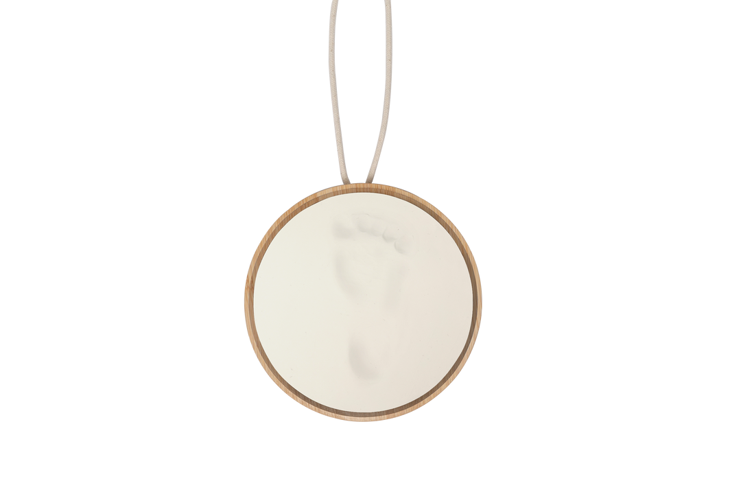 Petit Artichaut Wooden Medallion Keepsake