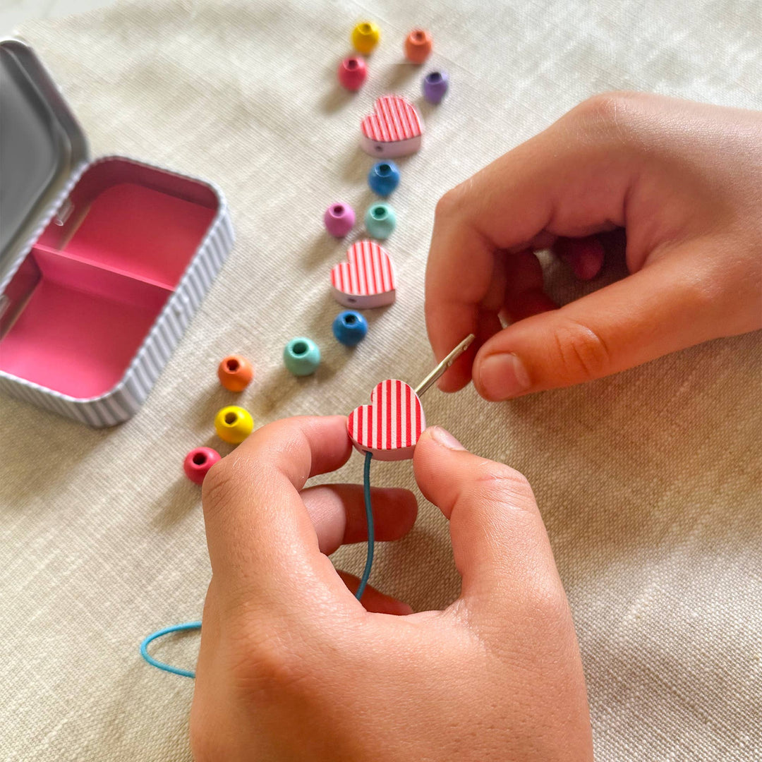 Cotton Twist heart bracelet making kit, image 5