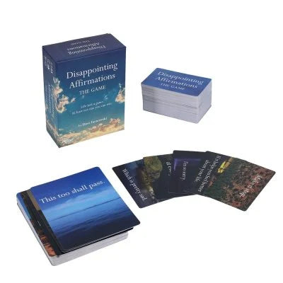 Disappointing Affirmations The Game box, back
