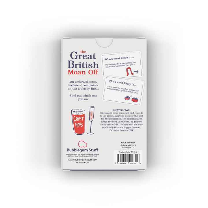 Great British Moan Off card game, photo 8