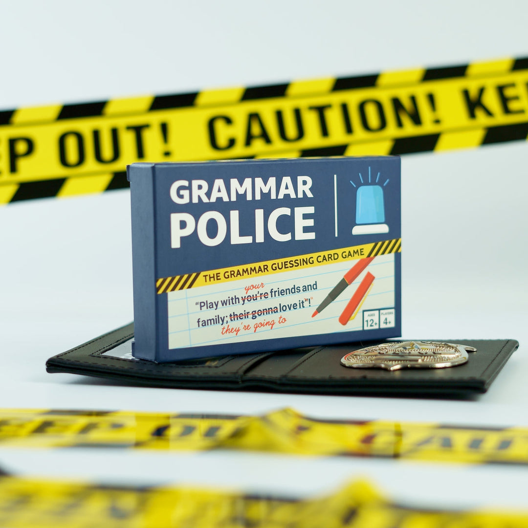 Grammar Police card game box