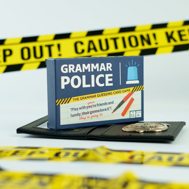Grammar Police card game box