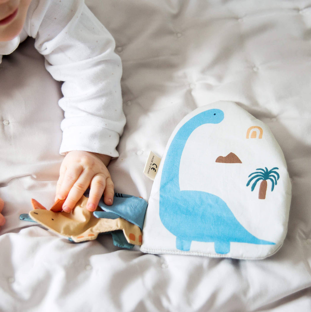Baby And Toddlers Cotton Fabric Dinosaur Soft Book