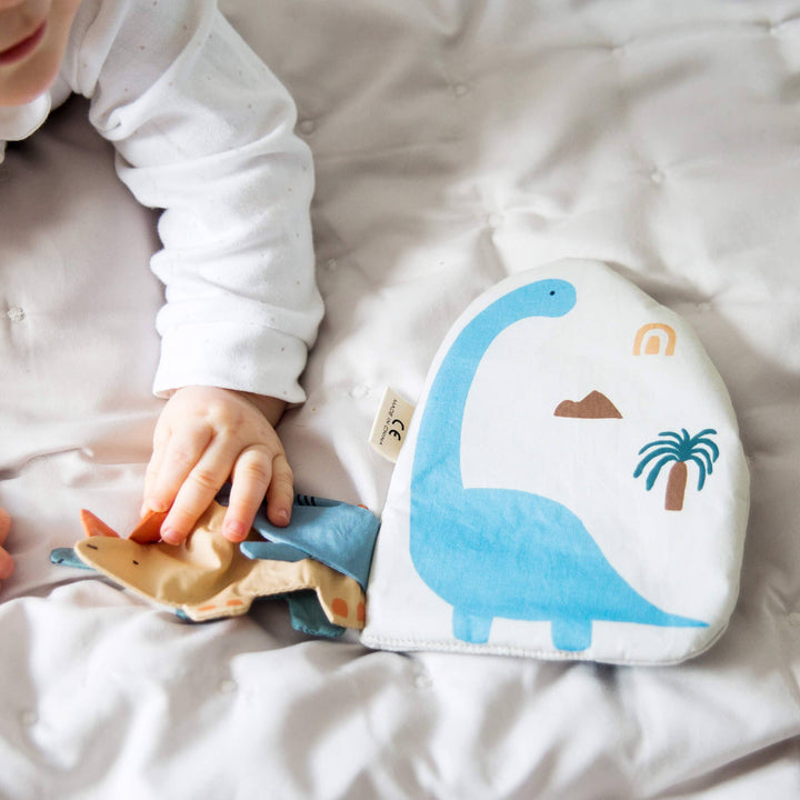 Baby And Toddlers Cotton Fabric Dinosaur Soft Book