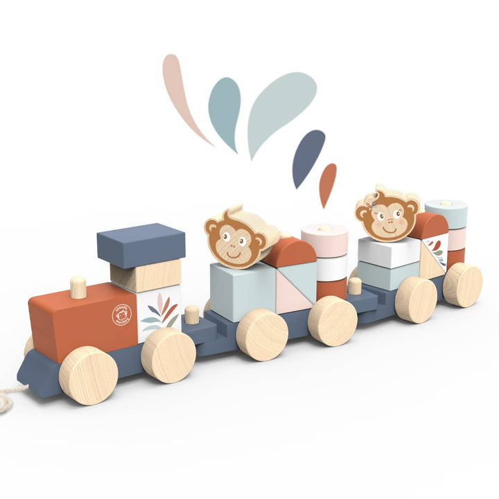 Pull Along Train Stacker