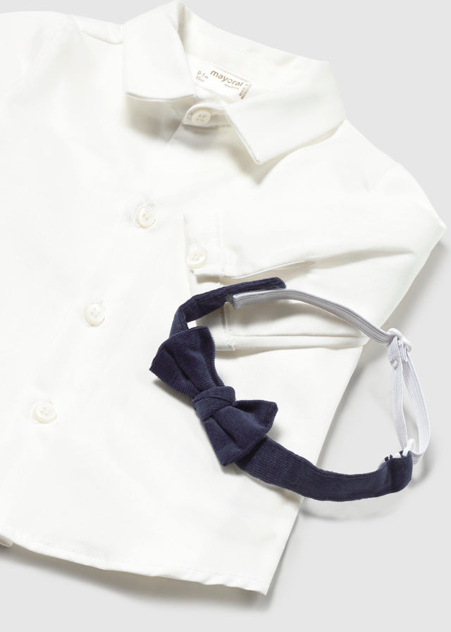 Mayoral Newborn L/s Shirt - Natural