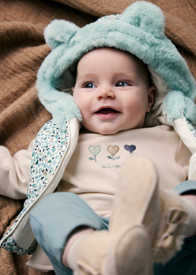 Mayoral Newborn Vest Tracksuit - White