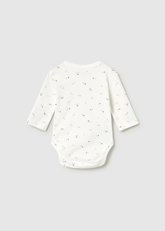 Mayoral Baby L/s Body - Natur-neut