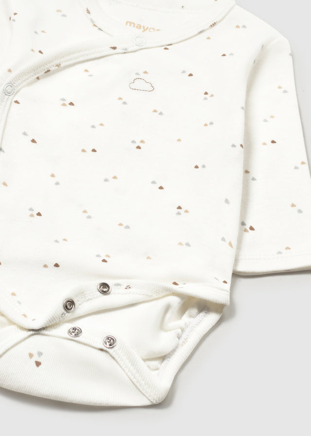 Mayoral Baby L/s Body - Natur-neut