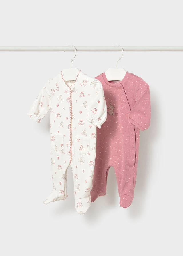 Mayoral Baby Set of 2 Bodysuit - Cipria