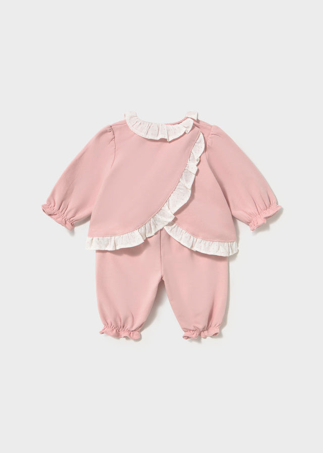 Mayoral Newborn Pant Set - Baby Rose
