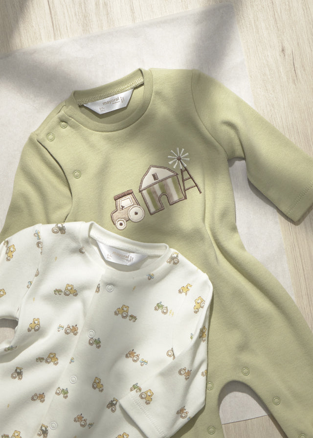 Mayoral Baby Set of 2 Bodysuit - Bayleaf