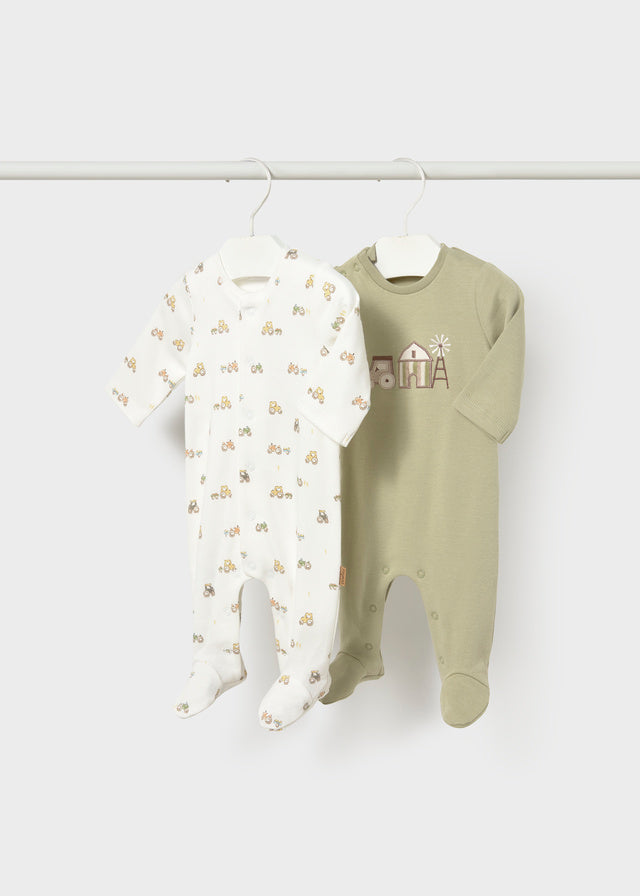 Mayoral Baby Set of 2 Bodysuit - Bayleaf