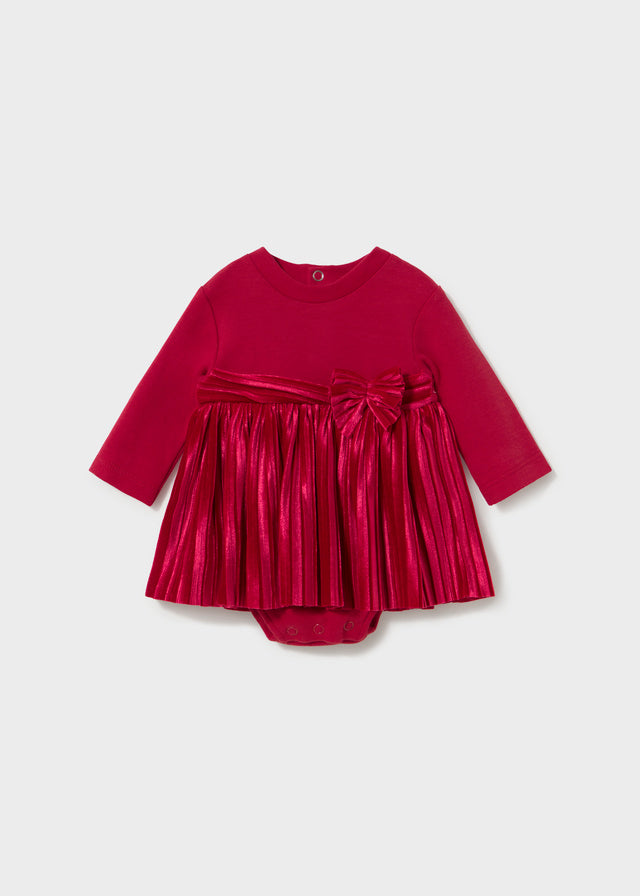 Mayoral Baby Matched Romper - Red