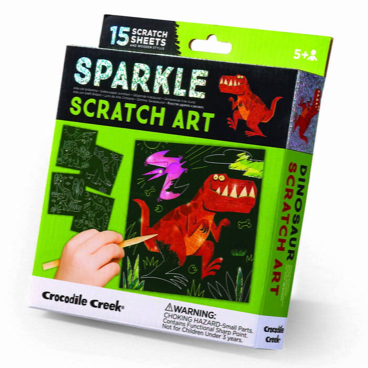 Crocodile Creek Dinosaur Scratch Art Kids Art Craft