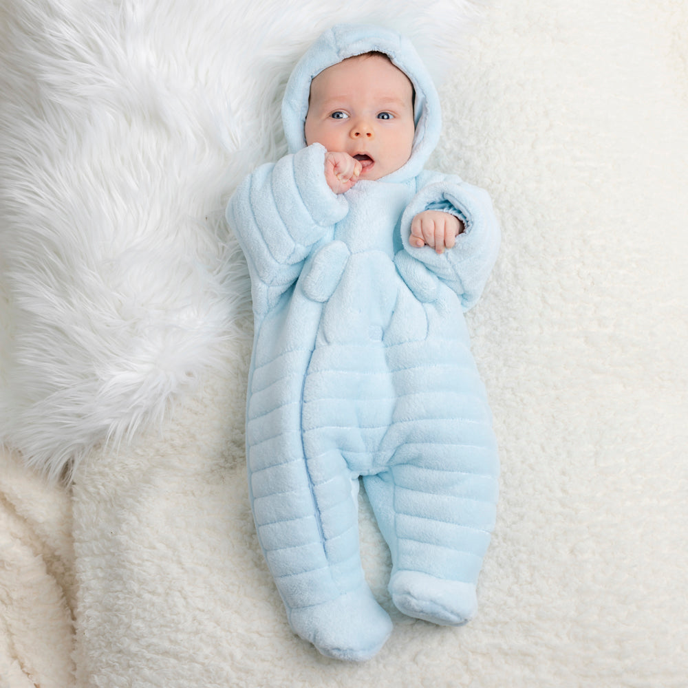 Abel Deep Pile Fleece Pramsuit