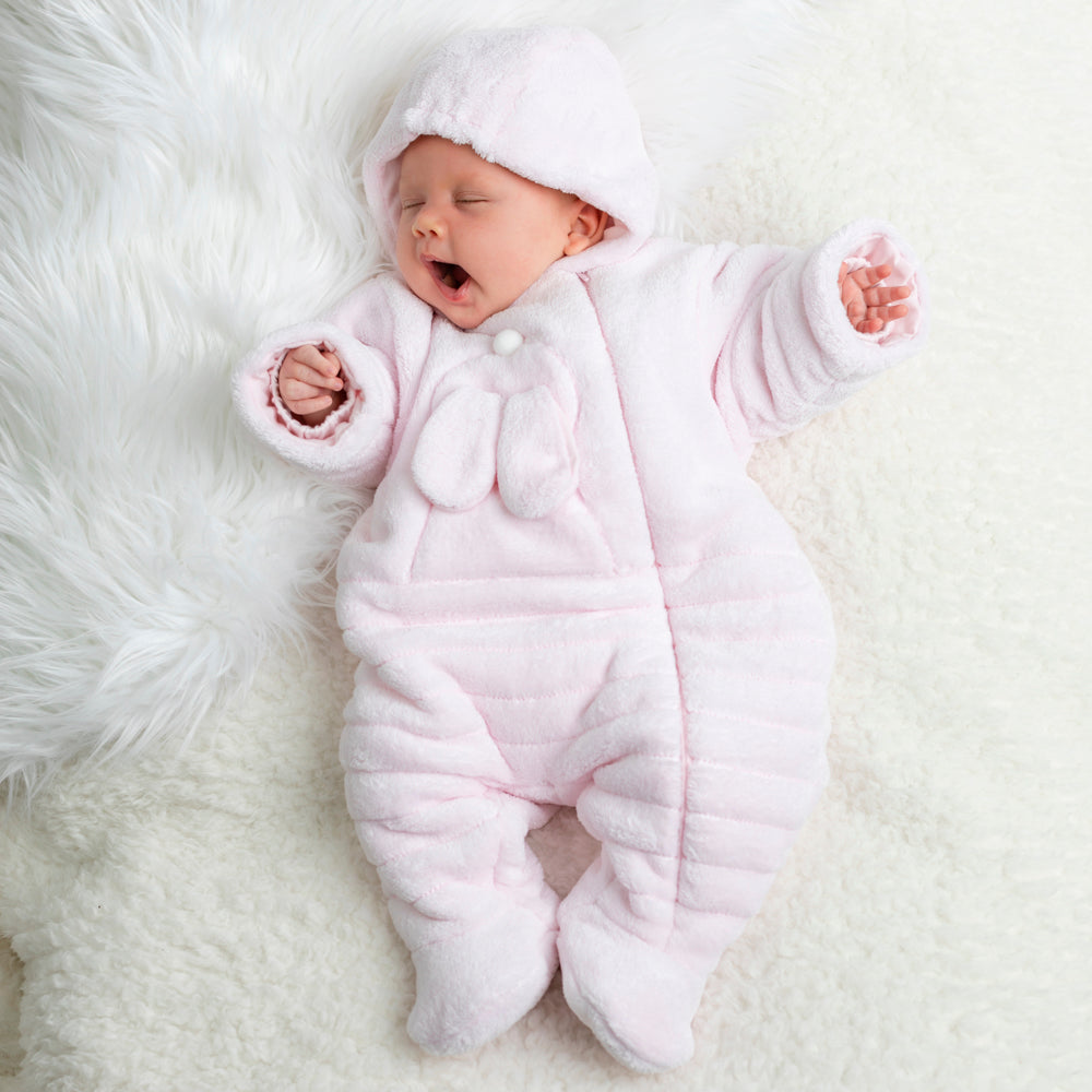 Alison Deep Pile Fleece Pramsuit