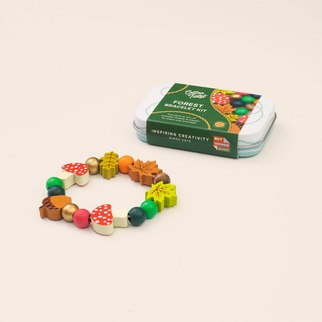Cotton Twist forest bracelet making kit, image 6