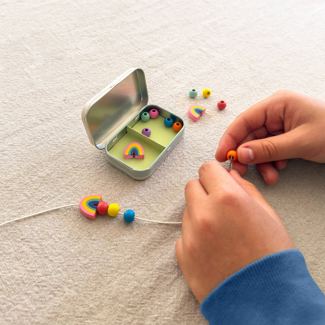 Cotton Twist rainbow bracelet making kit, image 2