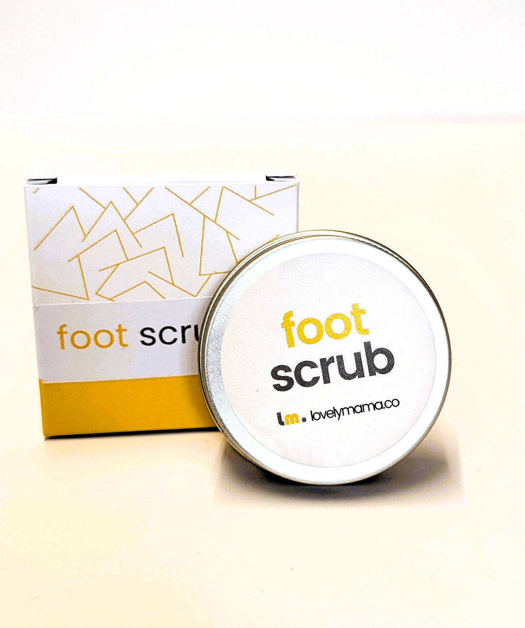 Lovely mama co foot scrub