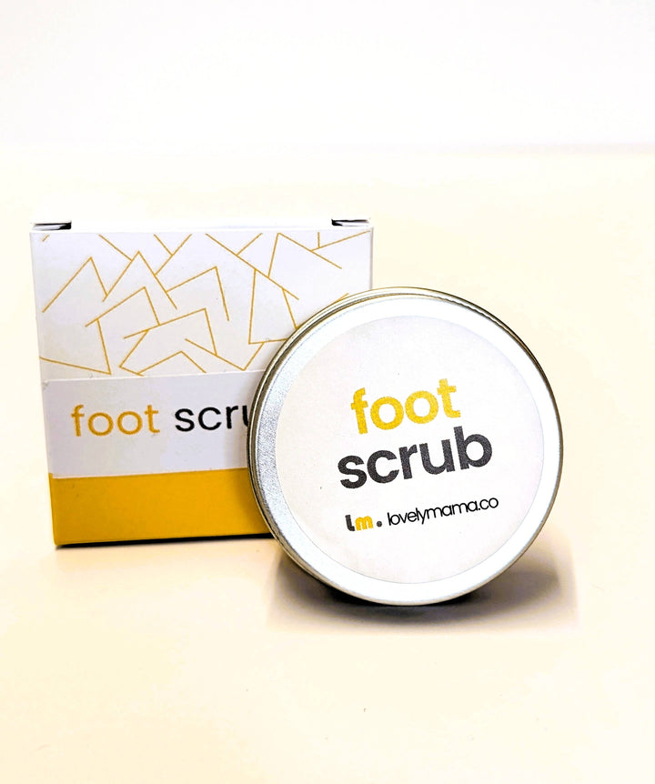 Lovely mama co foot scrub