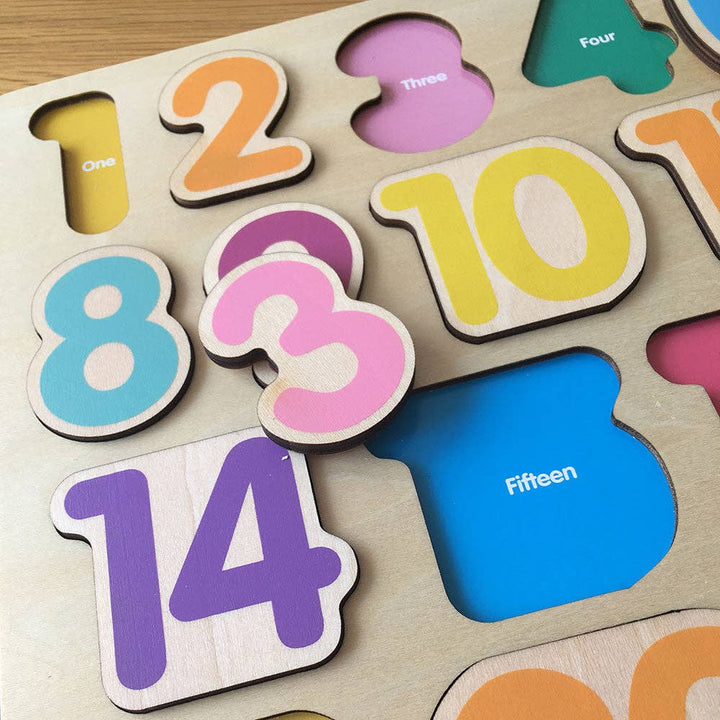 Wooden Number Puzzle