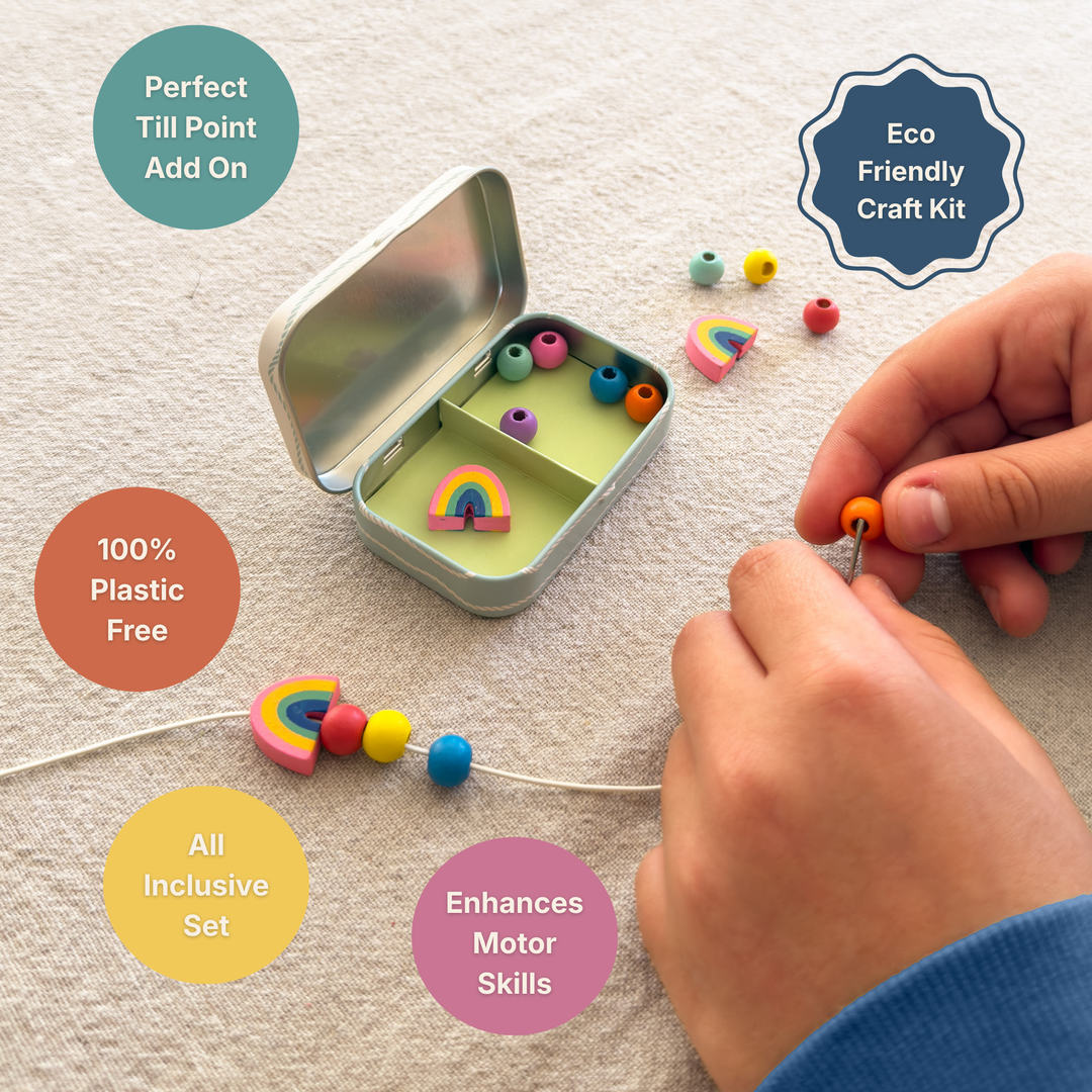 Cotton Twist rainbow bracelet making kit, image 4