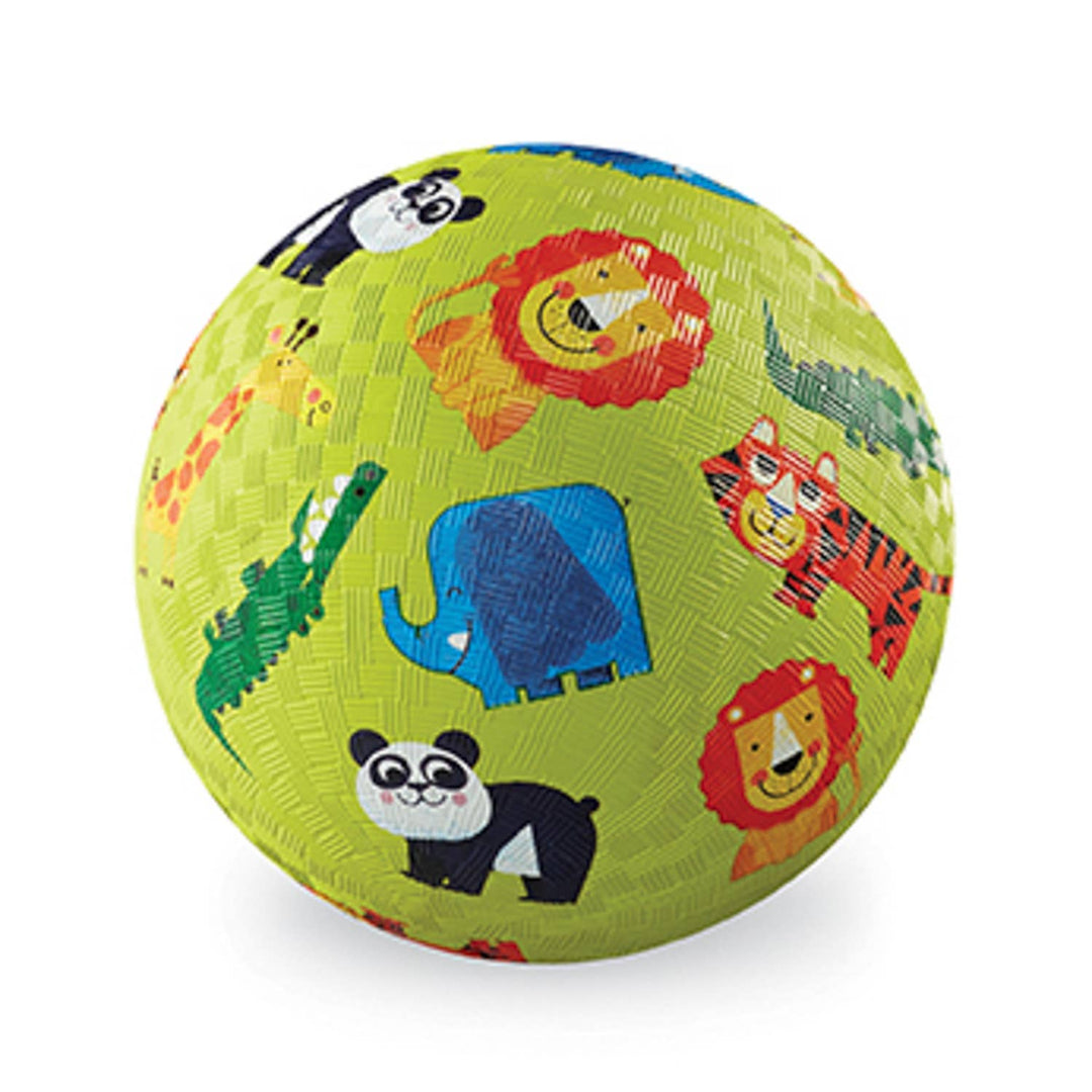 Crocodile Creek Jungle Playball 5 Inch Kids Playground Ball