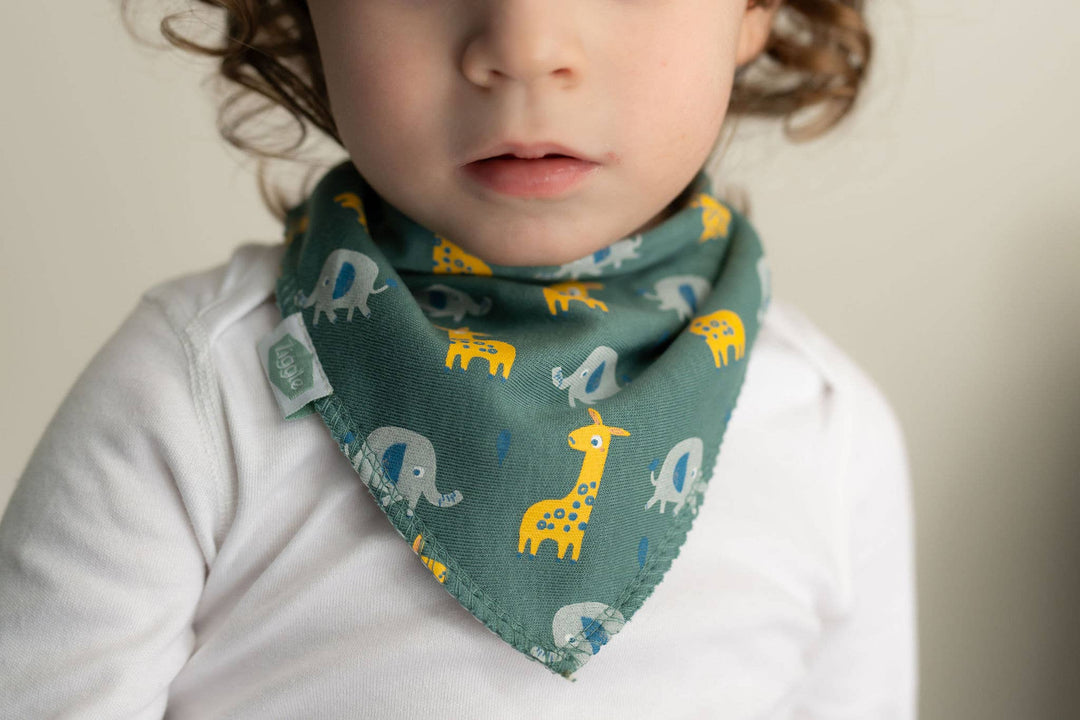 Savanna Animals Bib Set