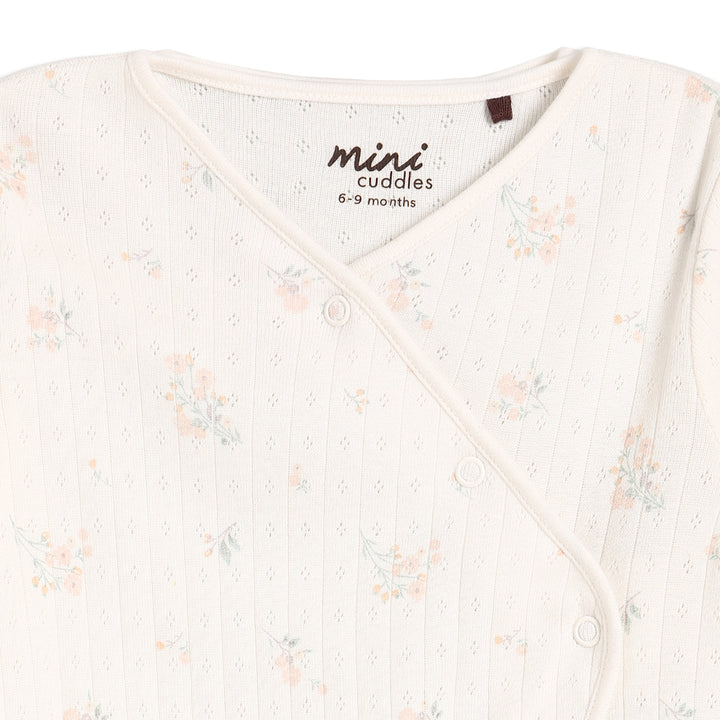 Mini Cuddles Baby Girl Floral 3pc Gift Set - Multicolour