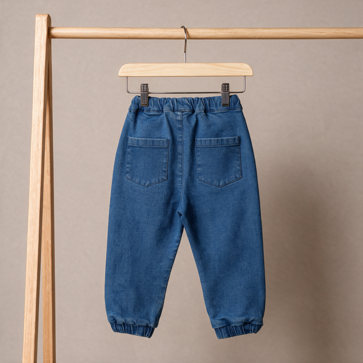 Mini Cuddles Baby Boy Denim Pant - Medium Wash