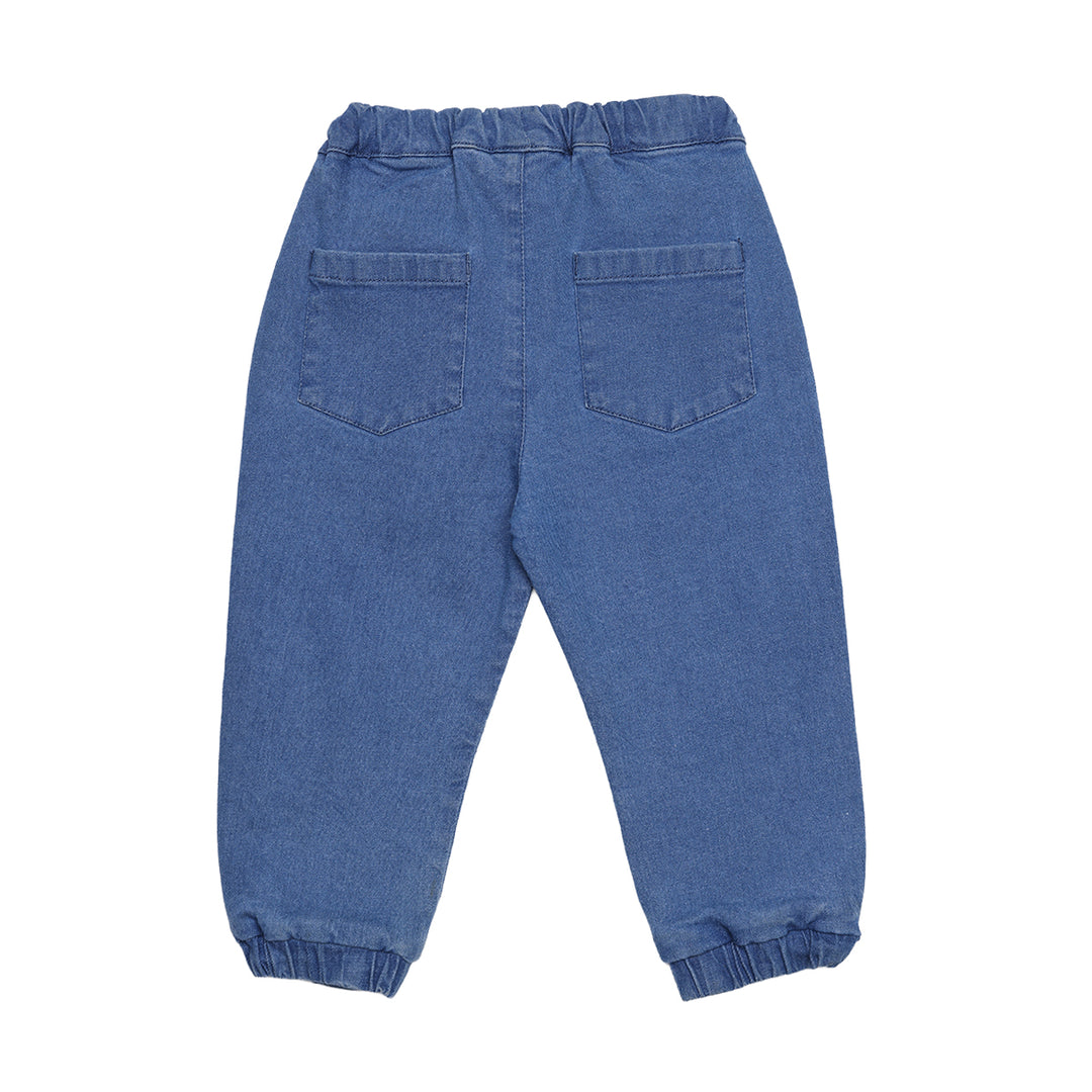 Mini Cuddles Baby Boy Denim Pant - Medium Wash