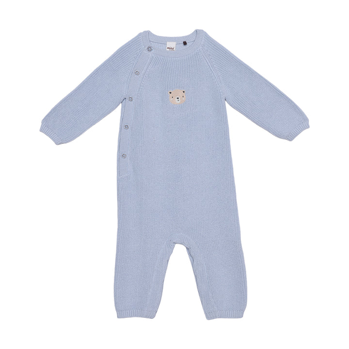 Mini Cuddles Baby Boy Romper - Blue