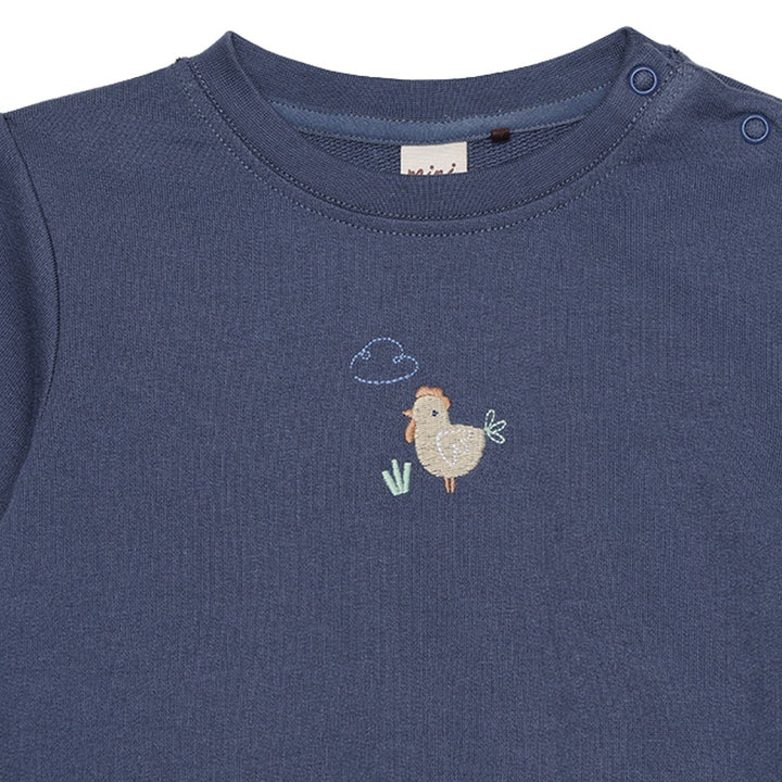 Mini Cuddles Baby Boy Top and Bottom Set - Blue