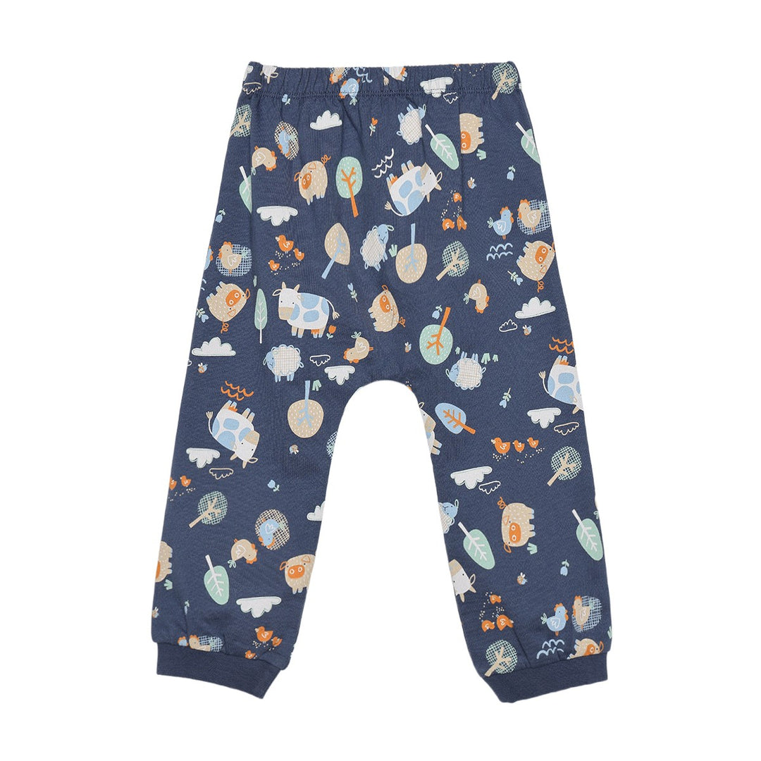 Mini Cuddles Baby Boy Top and Bottom Set - Blue
