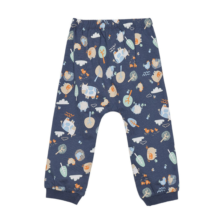 Mini Cuddles Baby Boy Top and Bottom Set - Blue