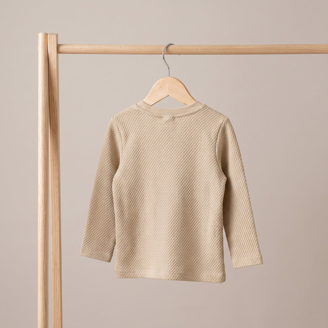 Mini Cuddles Baby Boy T-Shirt - Beige