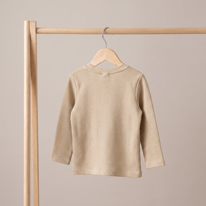 Mini Cuddles Baby Boy T-Shirt - Beige