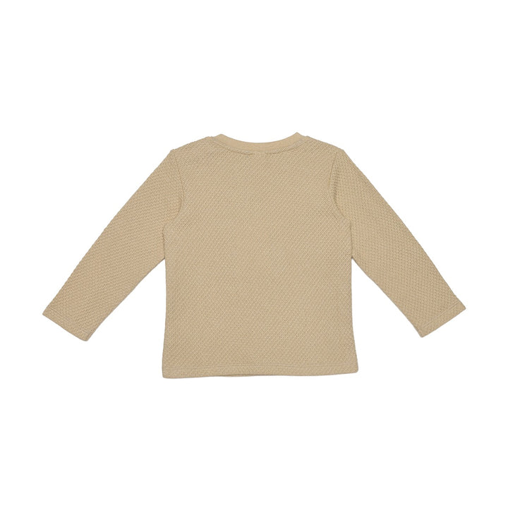 Mini Cuddles Baby Boy T-Shirt - Beige