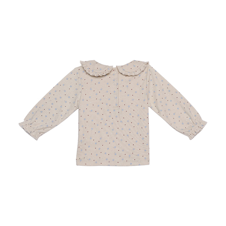 Mini Cuddles Baby Girl Dungaree Set - Dark Wash