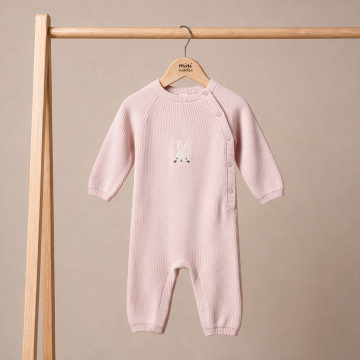 Mini Cuddles Baby Girl Romper - Pink