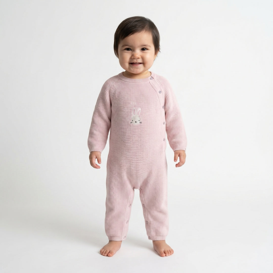 Mini Cuddles Baby Girl Romper - Pink