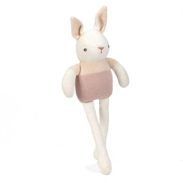 Cream Bunny Doll – Baby Threads Soft Toy for Newborns (0+)