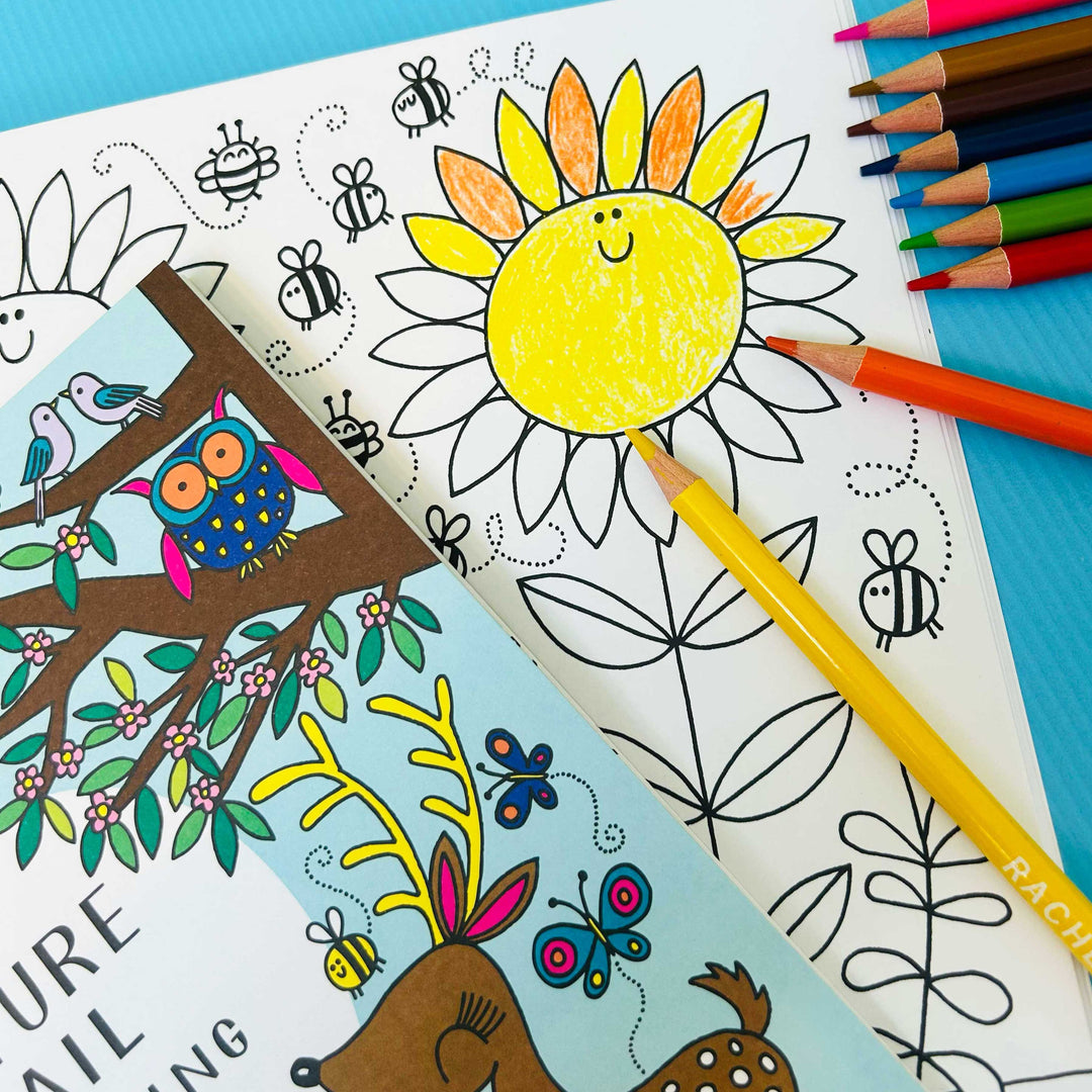 Nature Trail colouring book - page detail