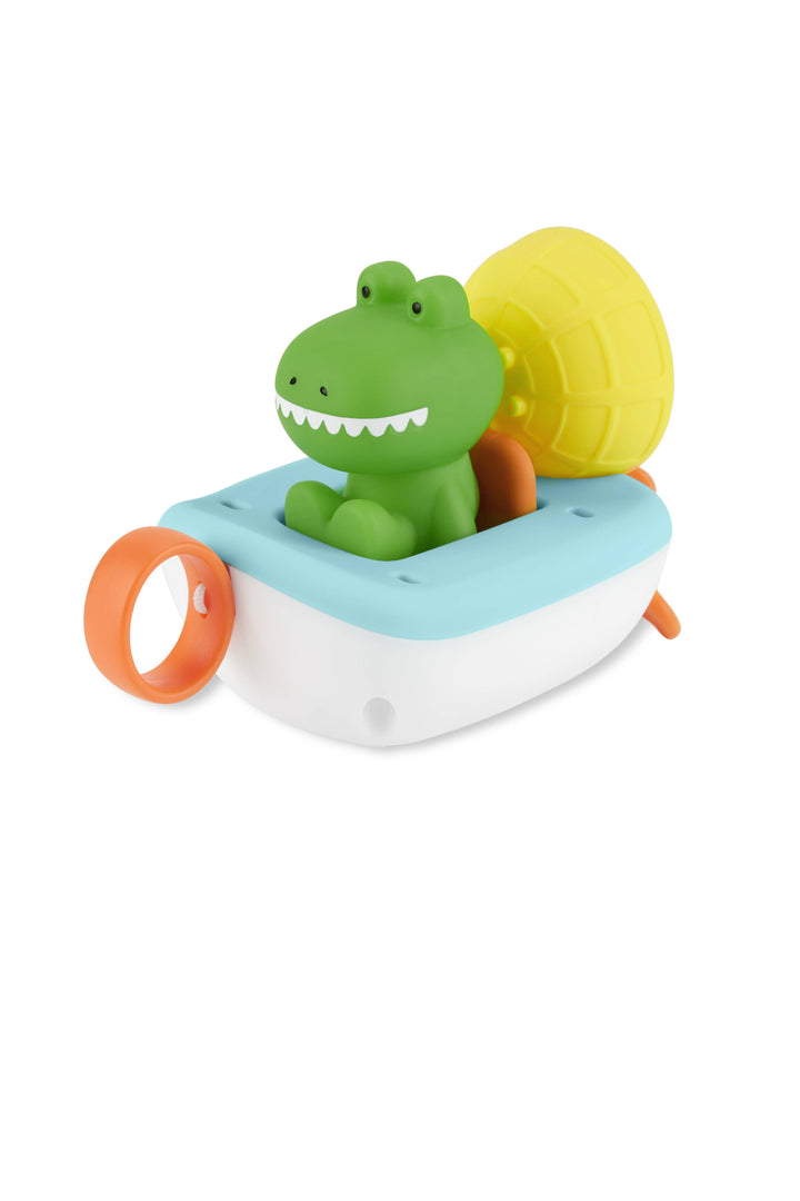 Skip Hop ZOO Croc the Boat wind-up bath toy - image 1